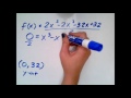 Finding X and Y Intercepts of Polynomial Functions