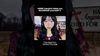 ASMR Vampire wants to Sacrifice You? #horrorasmr #asmrvideo #asmrsounds