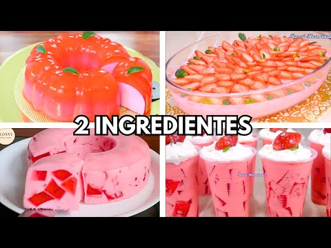 4 postres NAVIDEÑOS Fáciles de 2 INGREDIENTES p/posadas, reuniones, fiestas o VENTA!!