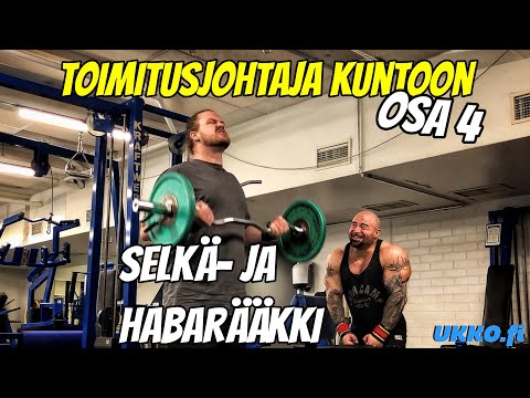 TOIMITUSJOHTAJA KUNTOON OSA 4 - SELKÄ- JA HABARÄÄKKI