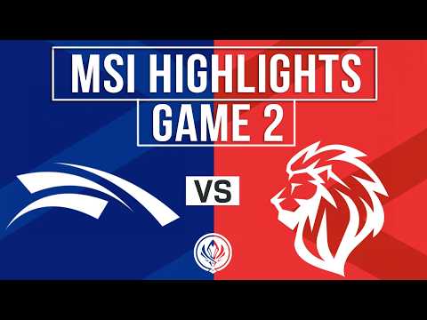 HLE vs LYON Highlights Game 2 | MSI 2026 Bracket Stage | Hanwha Life Esports vs LYON