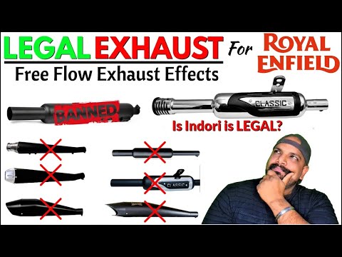 Legal Exhaust for Royal Enfield Bikes | Free Flow Silencer Side Effects?