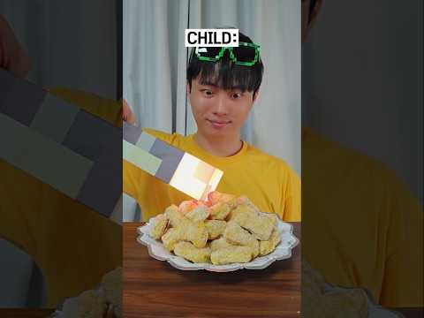 How to Eat Hard CHICKEN with child🍗❤️🤔