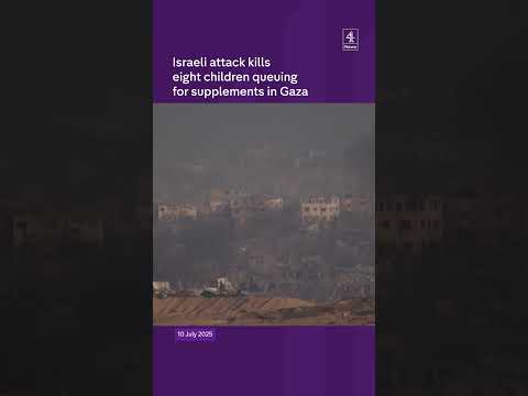 Israeli attack kills 8 children queuing for supplements in Gaza