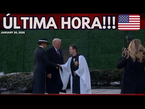 🔴AHORA: Donald y Melania Trump, JD y Usha Vance y más llegan a la iglesia de St. John | Inauguración