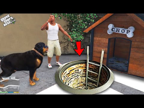 Franklin Found Chop's Secret Bunker In Front Of Chop House in GTA 5 | GTA5 AVENGERS