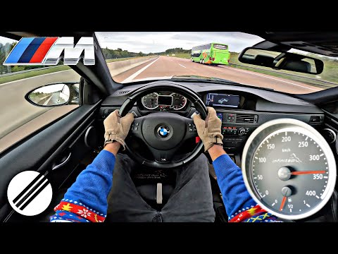 830HP BMW M3 E92 SK3 RR INFINITAS TOP SPEED DRIVE ON GERMAN AUTOBAHN 🏎