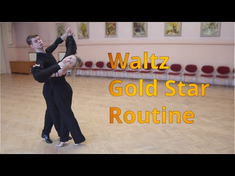 Waltz Gold Star Level Choreography | Running Cross Chasse, Tumble Turn, Travelling Contra Check