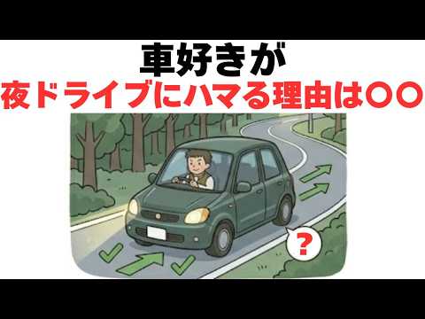 夜ドライブの目的は〇〇が多い