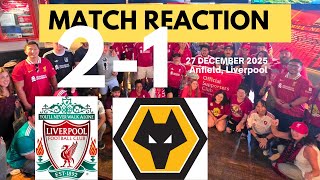 LIVERPOOL 2-1 WOLVES | R. GRAVENBERCH SCORES | 2 GOALS IN 90 SECONDS | F. WIRTZ SCORES WINNING GOAL