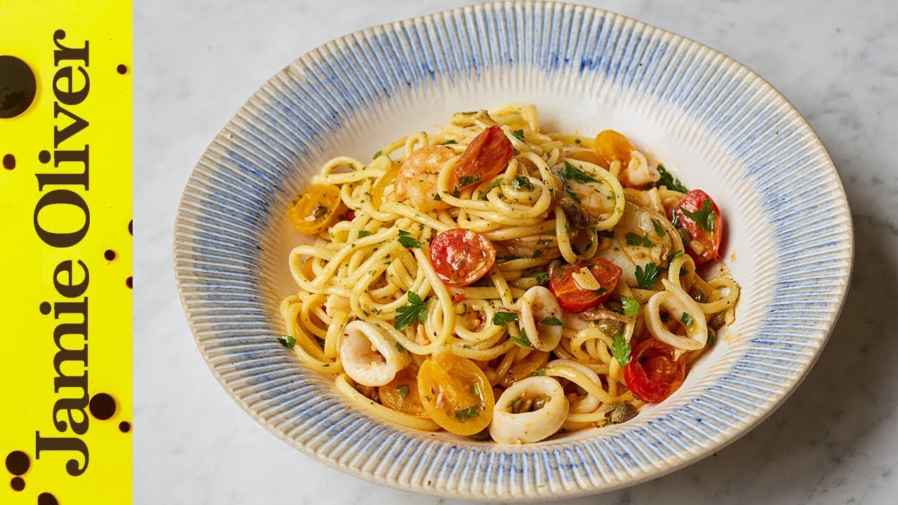JAMIE'S SPECIALS Seafood Linguine Jamie s Italian
