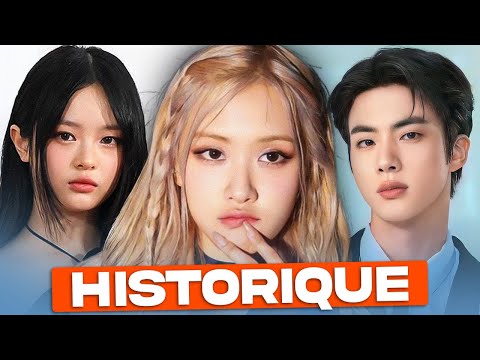 HANNI MARQUE L'HISTOIRE DE LA KPOP, ROSE DE RETOUR EN FORCE, JIN ANNONCE UNE COLLAB OUF #kpop