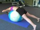 Abs & Upper Body Workout on Fitness Ball, Training w/ Tammy