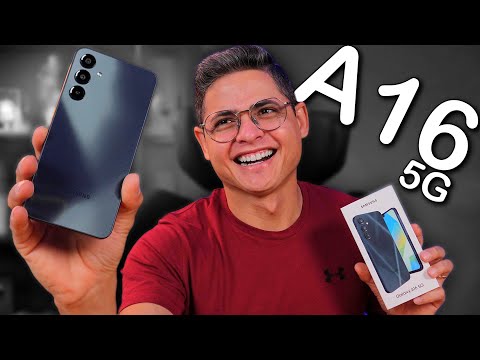 CHEGOU! O novo queridinho BOM e BARATO da SAMSUNG? Galaxy A16 5G - Unboxing e Impressões