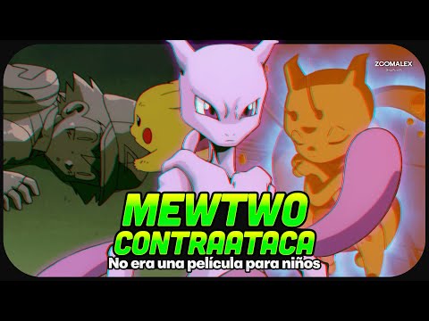 La TRISTE HISTORIA de MEWTWO |  Pokémon: La película resumida