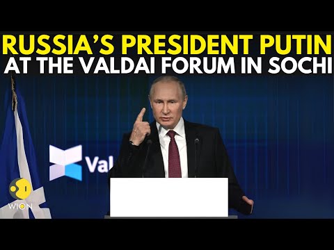 Putin LIVE: Russia's President Putin Speaks At The Valdai Forum In Sochi | Russia News | WION