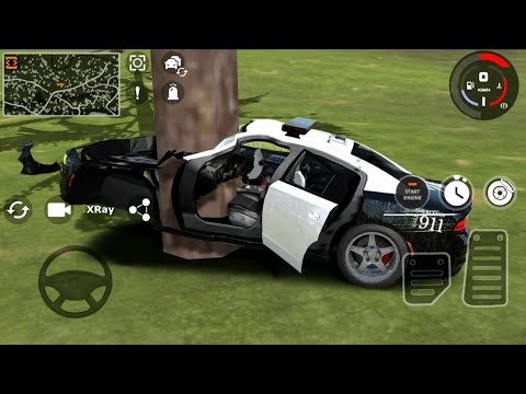 Car Crash Simulator : Drive CSX - Police Car (High Speed Crash)