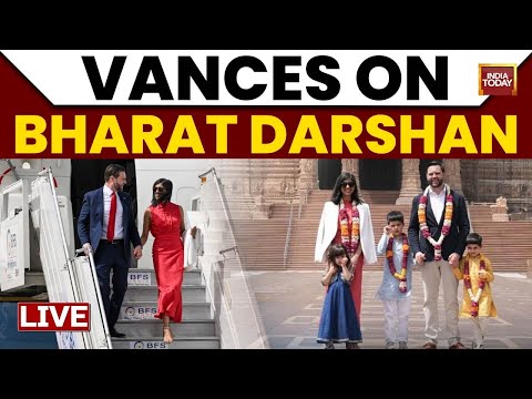JD Vance India Visit LIVE: US Vice President And Family Arrive In Jaipur, To Visit Amber Fort Next
