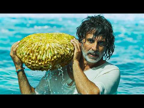 عالم احجار يخاطر بحياته ويدخل المحيط ويكتشف سر خطير في داخل الصخرة