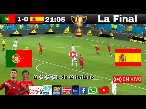 Portugal vs. España en vivo, donde ver, a que hora juega Portugal vs. España La Final 2025