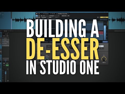 Build a De-Esser in #StudioOne