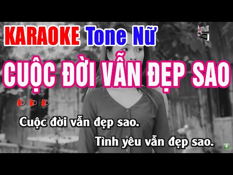 Cuộc Đời Vẫn Đẹp Sao Karaoke Tone Nữ Disco | Nhạc Sống Thanh Ngân