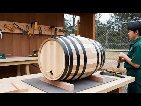 Crafting a Table Inspired by Oak Wine Barrels: Unique Woodworking Ideas