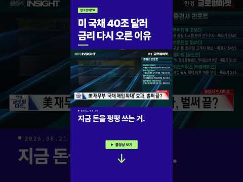 미 국채 40조 달러, 금리 다시 오른 이유ㅣ손석우ㅣ김한진ㅣ유신익