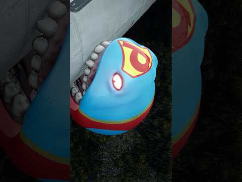 Among Us angered Pac-man(Super man) #pacman #amongus #shorts