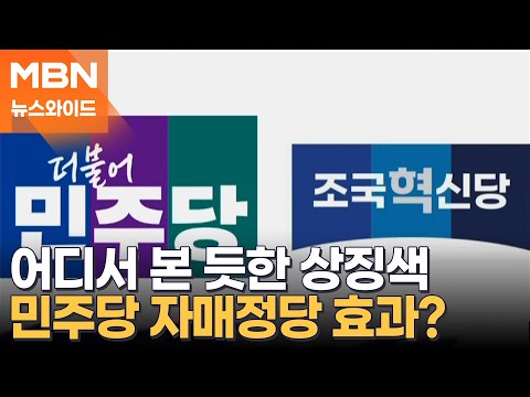 '더 파랗다' 강조한 조국혁신당…"민주당 베꼈나" 왜? [뉴스와이드]