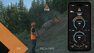 FAE App for RCU remote controlled tracked carriers