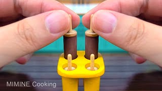 비비빅을 미니어처로 만들었어요 팥팥팥 #미니어처요리 #아이스크림 #miniaturecooking