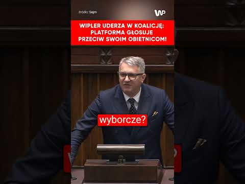 Wipler zacytował Tuska. Wygarnął niespełnioną obietnicę. Podatek Belki