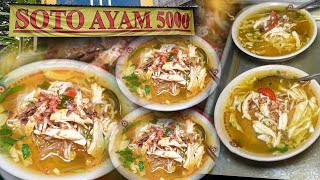 BUSET !! SOTO BENERAN 5 RIBU SATU MANGKOK PENUH, GORENGAN MASIH 500 RUPIAH DISINI ! OMSET JUTAAN