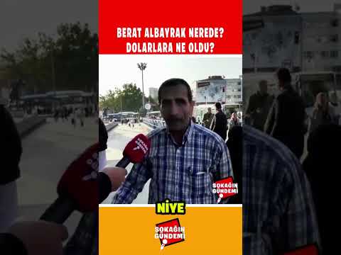 Berat Albayrak Nereye Gitti Hani Dolarlar! #gündem #ekonomi #sokakröportajı