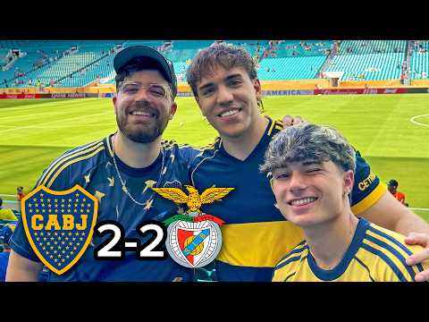 Boca vs Benfica 2-2 REACCIONES PASO A PASO Mundial de Clubes 2025