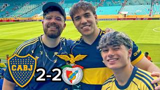 Boca vs Benfica 2-2 REACCIONES PASO A PASO Mundial de Clubes 2025