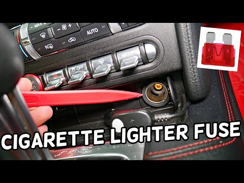 FORD MUSTANG CIGARETTE LIGHTER FUSE LOCATION REPLACEMENT 2015 2016 2017 2018 2019 2020 2021 2022 202