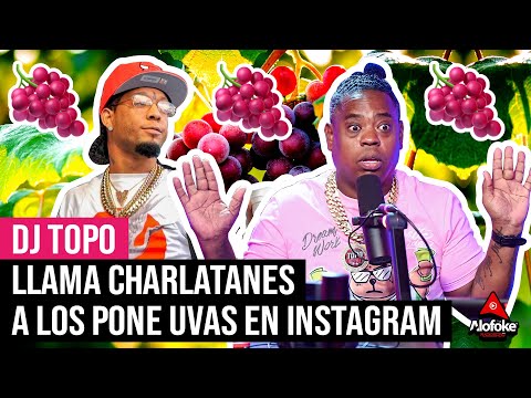 DJ TOPO HABLA SOBRE INVASION DE EMOJIS DE "UVA" EN INSTAGRAM MANDADOS POR ROCHY RD (EL DESPELUÑE)