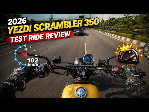 2026 Yezdi Scrambler 350 Test Ride Review | Better Than Before?