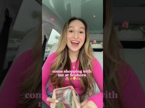 SHOPPING for my 10 YEAR old cousin at SEPHORA😳🛍️🎀✨🫶🏻