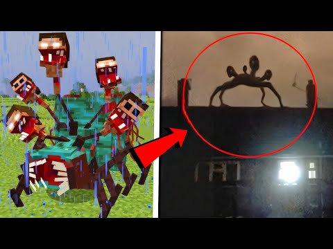 Minecraft Real Life Scary Myths Videos Caught on Camera