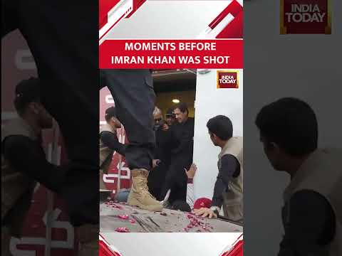 😟😟 Video: Moments Before Imran Khan Was Shot In The Rally #shorts #imrankhan