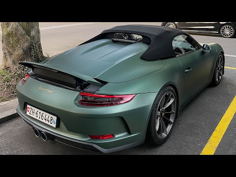 Porsche 991 Speedster is a GT3 Convertible with 6 Speed Manual 🔥🔥