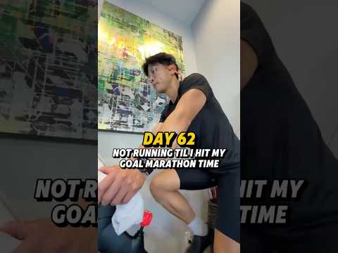 Day 62 - (NOT) Running until I hit my goal marathon time