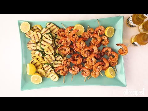 Weeknight Dinner Recipes - How to Make Grilled Garlic and Herb Shrimp