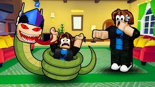 تحولت افعى و اكلت الاعبين في روبلوكس 🐍😈!!