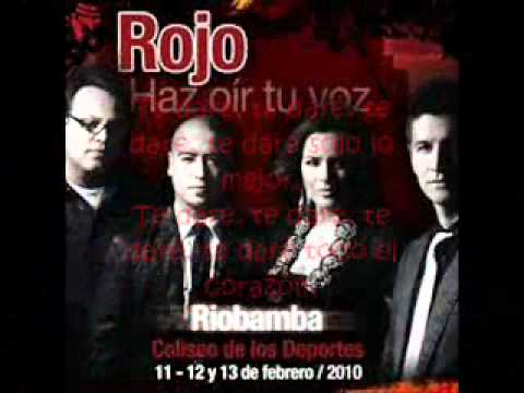 Te dare solo lo mejor rojo letra