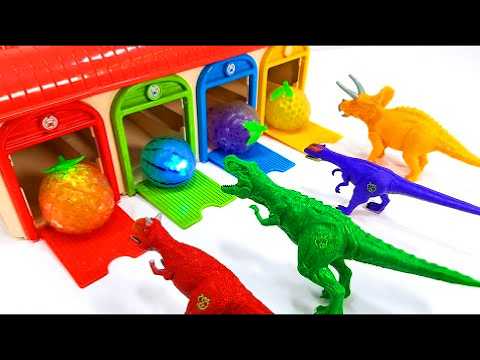 Jurassic World Unboxing Review Asmr Colorful Dinosaur T-rex D-rex Mosa Giga Raptor Zuru Smashers Egg