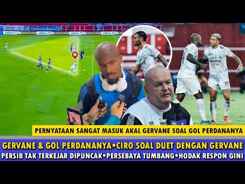 🔵SEMUA BOBOTOH AUTO TERKEJUT😱GERVANE SAMPAI BILANG BEGINI USAI CETAK GOL PERDANA🔥HODAK MERESPON!